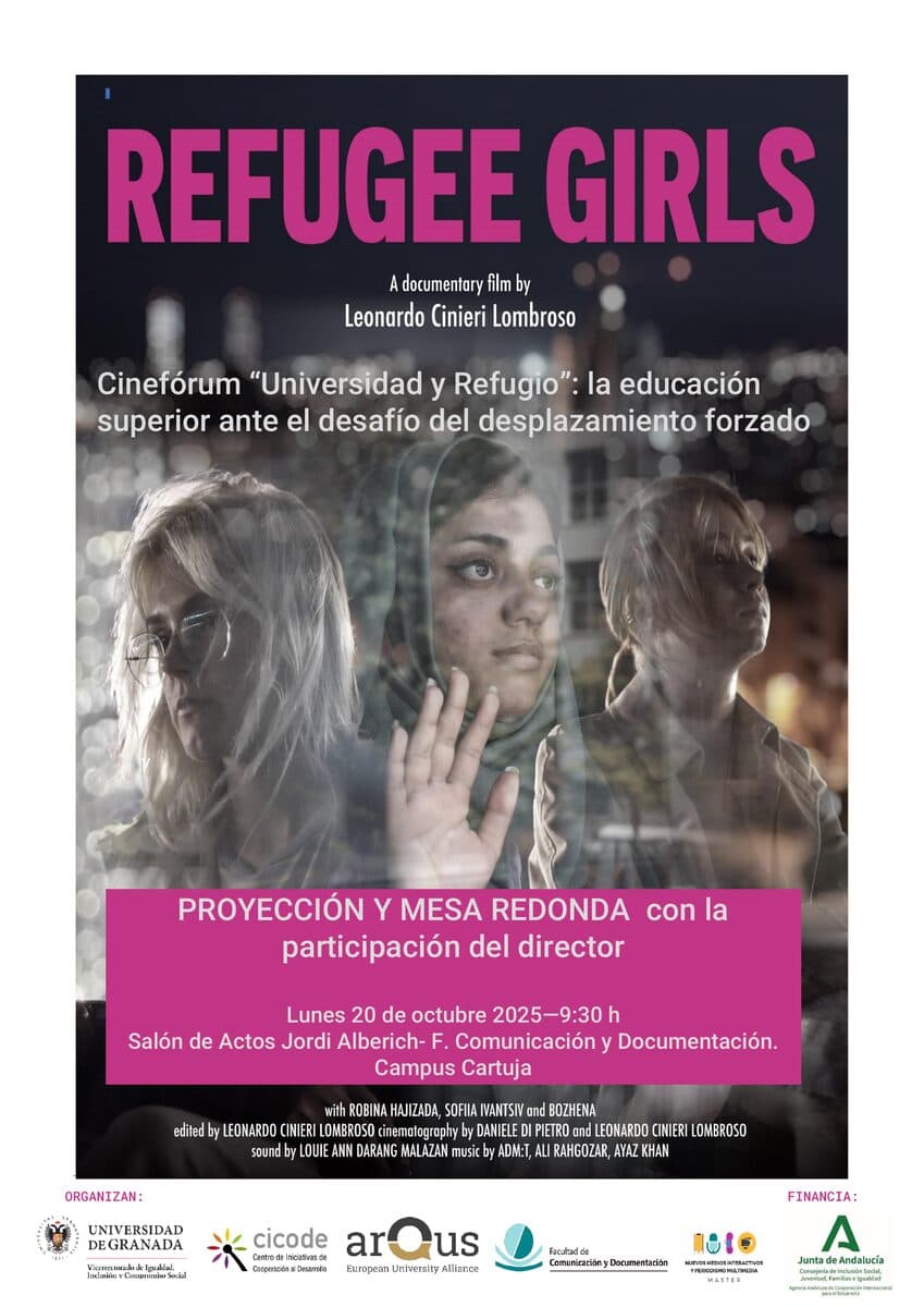 Poster of the Refugee Girls screening at Granada